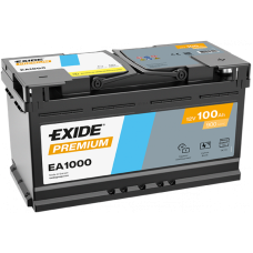 Exide Premium 12V 100Ah 900A EA1000