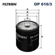Olejový filter FILTRON OP616/3